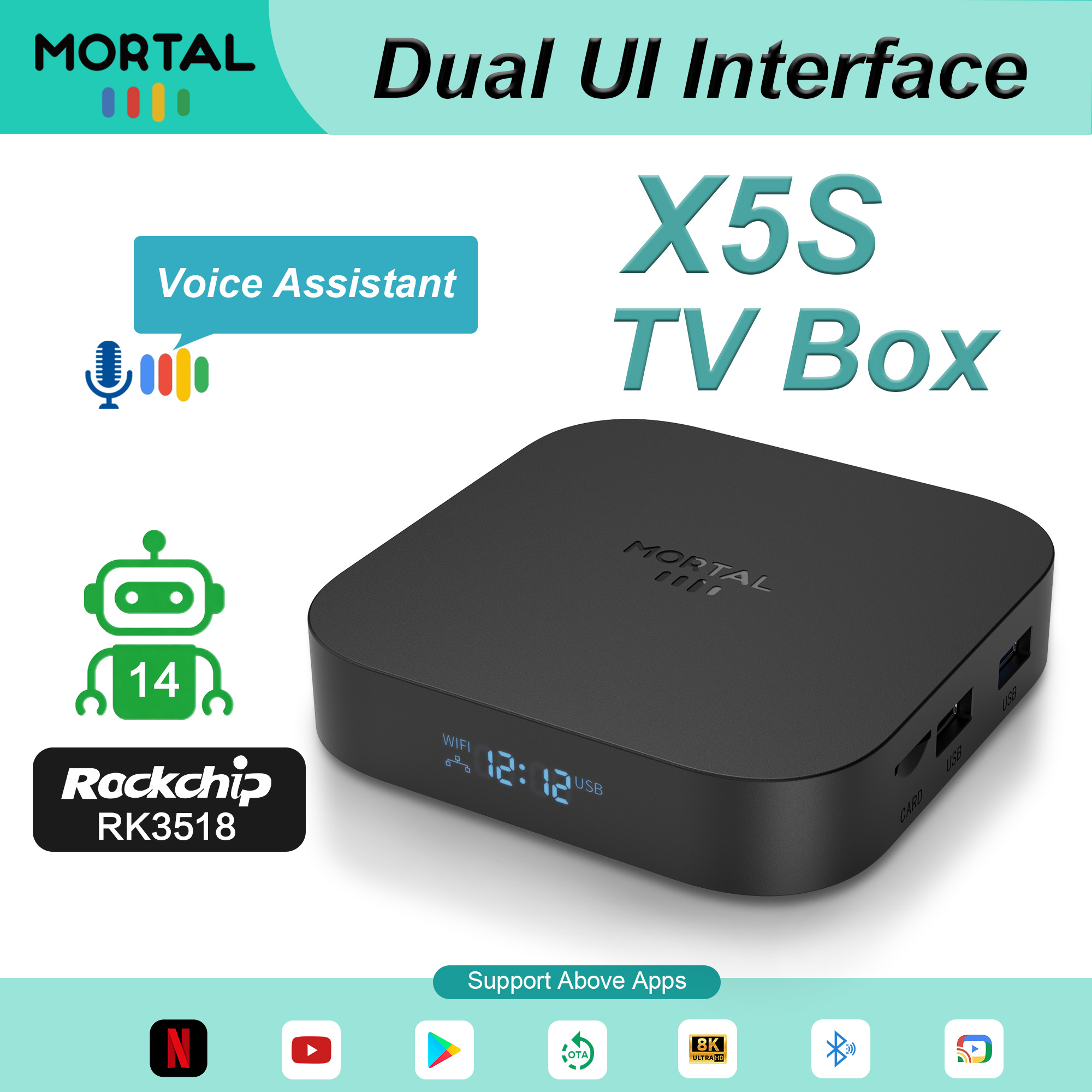 Radxa Rock 5B 16Gb - X5S Smart TV BOX con Doppio